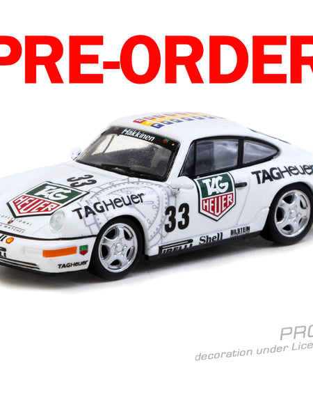(Pre-order) Tarmac Works Porsche 911 Carrera 2  Porsche Supercup Monaco 1993