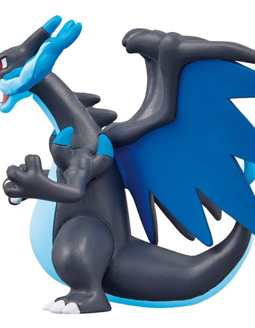 Load image into Gallery viewer, Takara Tomy Pokemon Monster Collection Mega Charizard X Mini Figure
