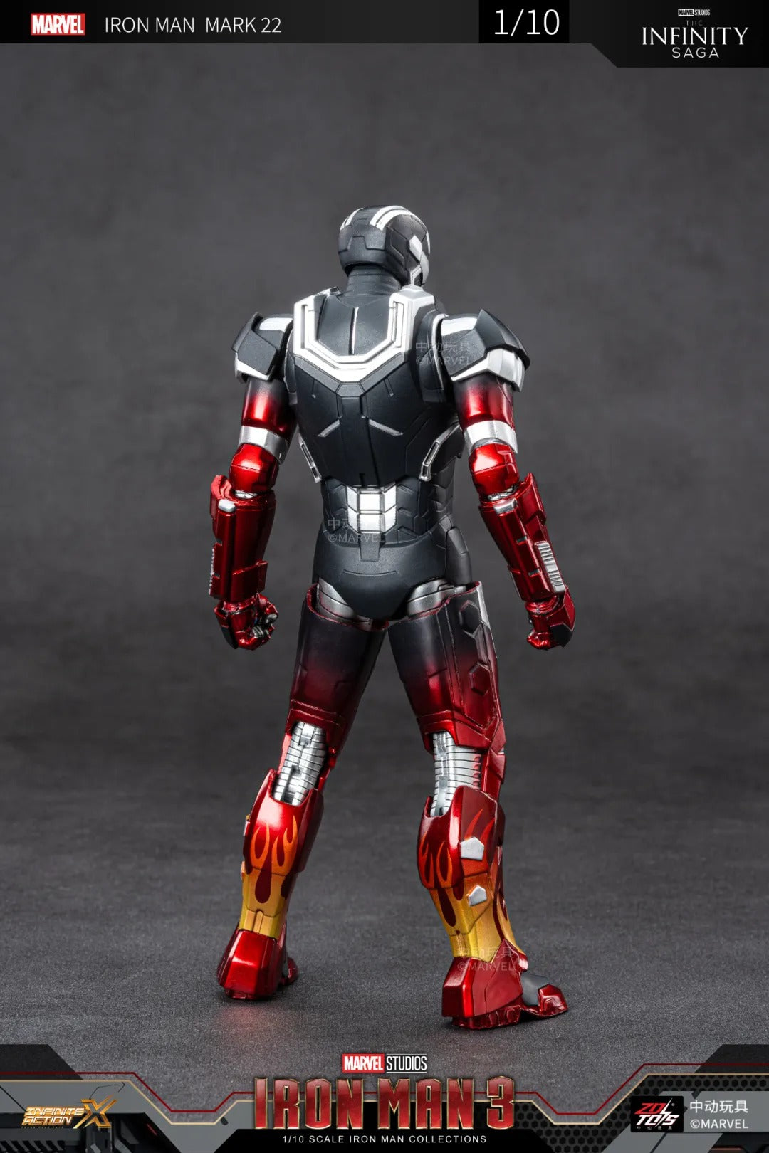 ZD Toys Marvel Avengers 1/10 Iron Man MK22 Action Figure