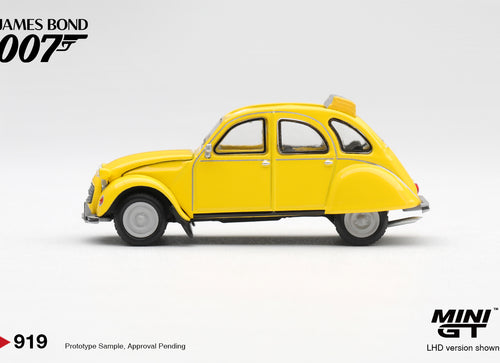 Load image into Gallery viewer, (Pre-order) Mini GT 1/64 #919 007 Citroën 2CV For Your Eyes Only w/Eng Poster
