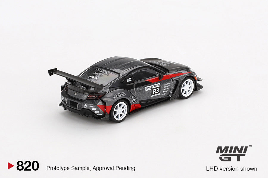 Mini GT #820 1/64 Toyota GR86  Larry Chen's HKS Turbocharged GR86