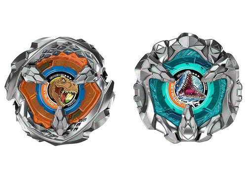 Load image into Gallery viewer, Takara Tomy Beyblade X BX-00 BXG-40 Jurassic World T-Rex Mosasaurus Starter Set
