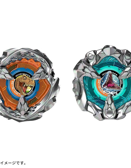 Load image into Gallery viewer, Takara Tomy Beyblade X BX-00 BXG-40 Jurassic World T-Rex Mosasaurus Starter Set
