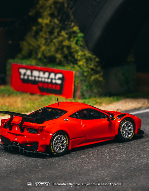 Load image into Gallery viewer, Tarmac Works 1/64 Ferrari 458 Italia GT3 Red Diecast Model Car
