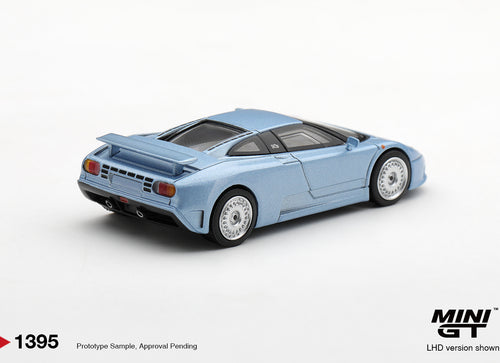 Load image into Gallery viewer, (Pre-order) Mini GT #1395 Bugatti EB110 GT Azzurro Metallizzato Mondial de 1992
