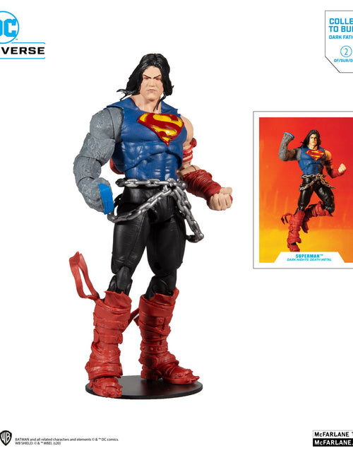 Load image into Gallery viewer, McFarlane Toy DC Death Metal Build-A (Dark Father.)- Superman  7&#39; Action Figure
