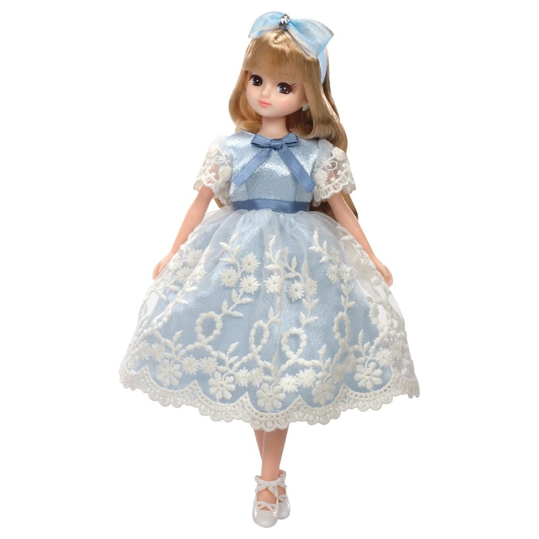 Takara Tomy Licca Licca-chan LD-09 Classical Blue Ribbon Dress up Doll Japan
