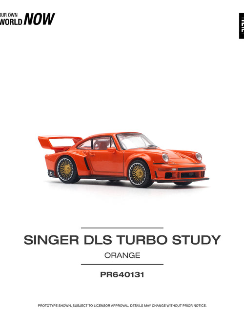 Load image into Gallery viewer, POPRACE 1/64 SINGER DLS TURBO (TRACK) ORANGE *New Tooling Model Car
