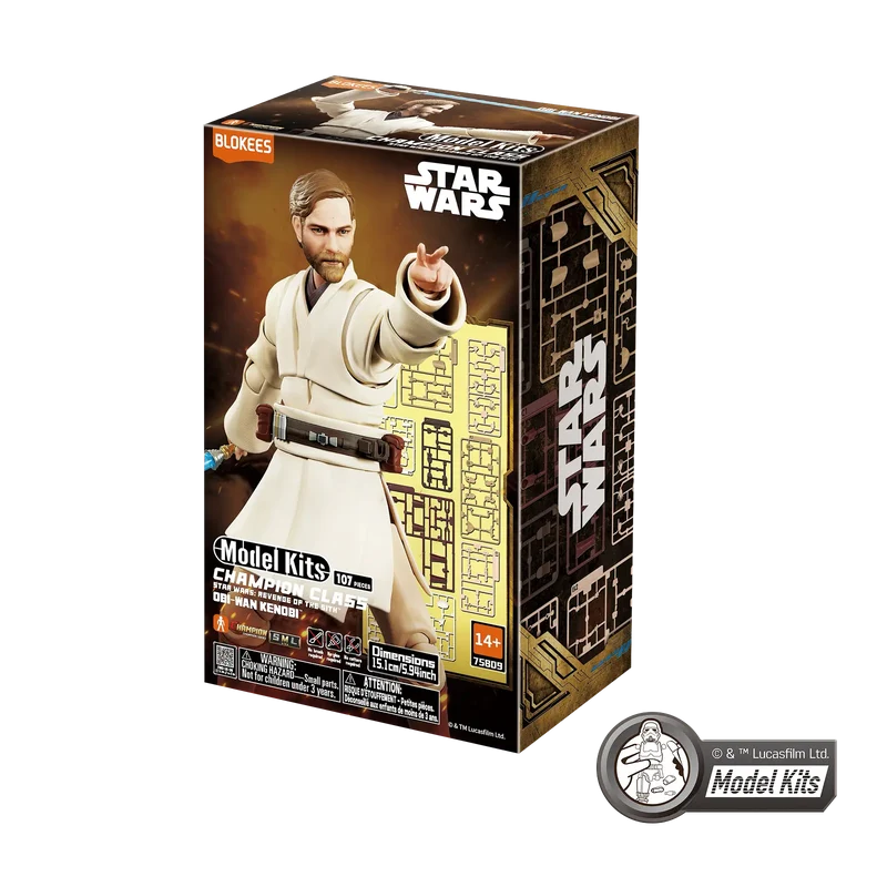 Blokees Star Wars Revenge of The Sith Champion Class 09 OBI-WAN KENOBI Model Kit
