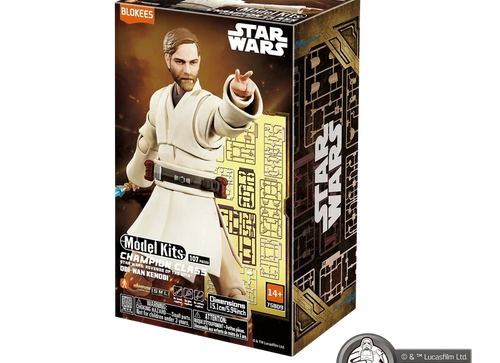 Load image into Gallery viewer, Blokees Star Wars Revenge of The Sith Champion Class 09 OBI-WAN KENOBI Model Kit
