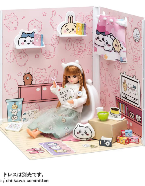 Load image into Gallery viewer, Takara Tomy Licca Chan Licca House A Lot of Chiikawa 2way Room Playset (NO DOLL)
