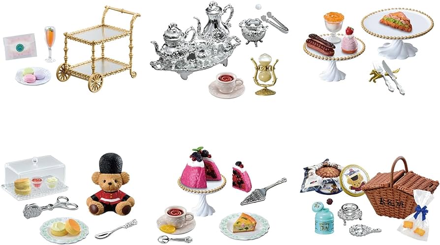 Re-ment Petit Sample My Secret Tea Time 6pcs Complete Box Set