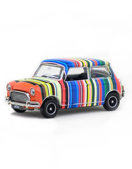 Tiny City Hong Kong 1:50 Diecast Model Car Art Car - Coloured Stripes