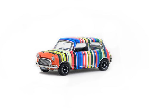 Load image into Gallery viewer, Tiny City Hong Kong 1:50 Diecast Model Car Art Car - Coloured Stripes
