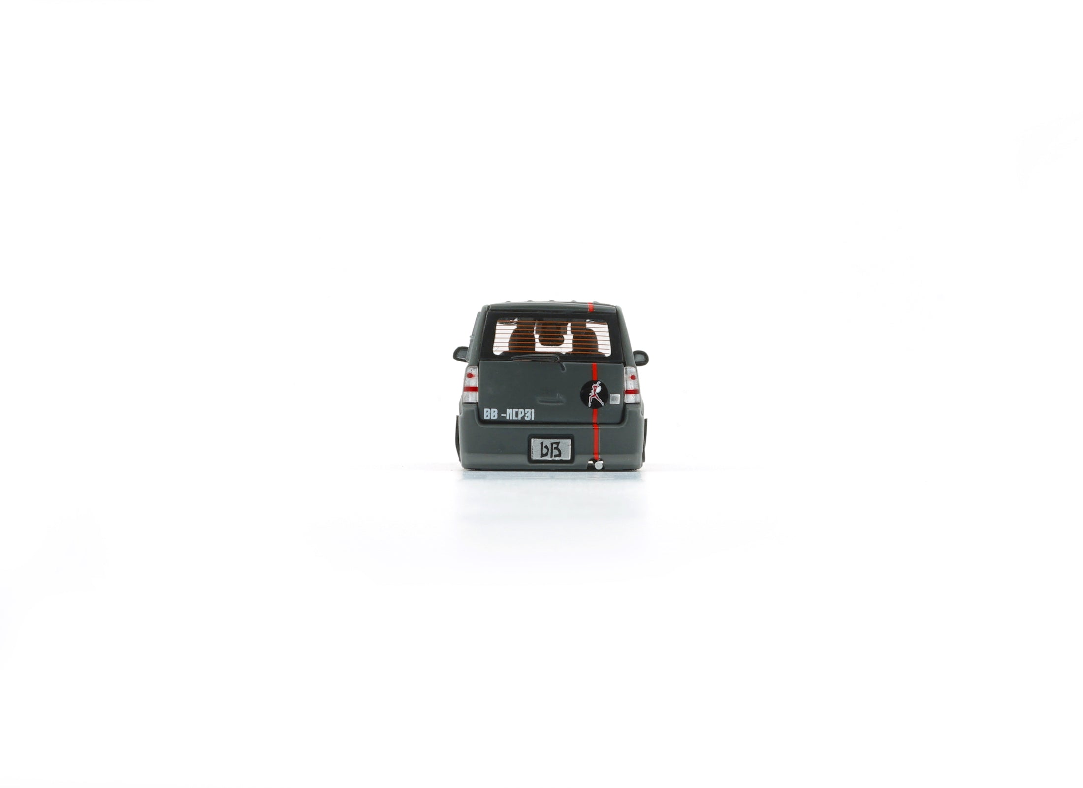 BMC 1/64 Toyota 2000 bB - Matte Green + P40 Tiger Pattern (RHD) LTD