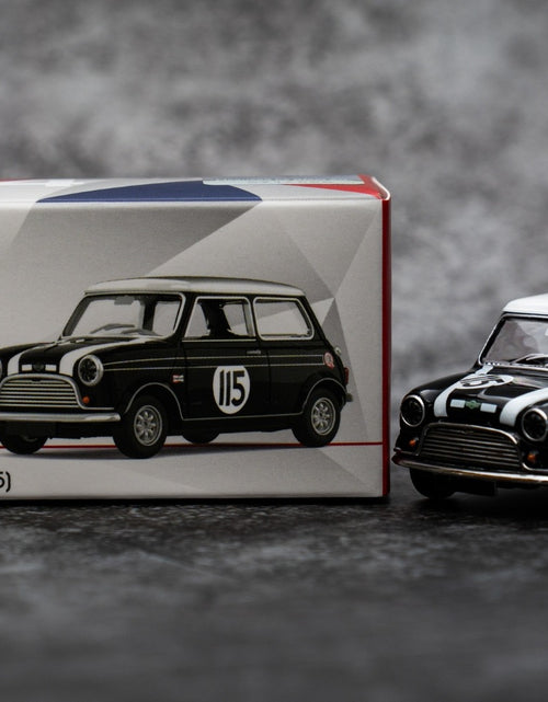 Load image into Gallery viewer, Tiny City Die-cast Model Car - 1/50 Mini Cooper Black (115)
