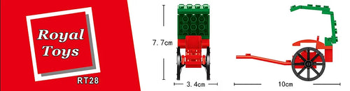 Load image into Gallery viewer, Royal Toys Building Blocks City Story Bricks RT28: Rickshaw (47 Pcs/Pzs)
