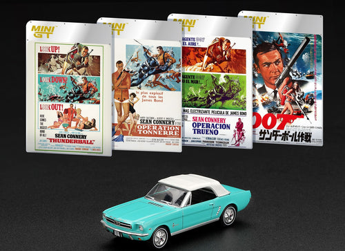 Load image into Gallery viewer, (Pre-order) Mini GT #923 Ford Mustang Convertible "Thunderball" James Bond 007
