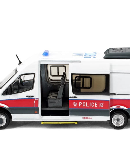 Tiny City Die-cast MERCEDES-BENZ Sprinter W907 Hong Kong Police CTRU (AM9810)