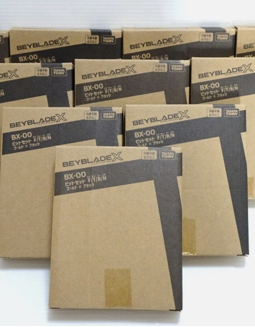 Load image into Gallery viewer, BEYBLADE X BX-00 Bit Set F/T/B/N Gold x Black 4-piece Set
