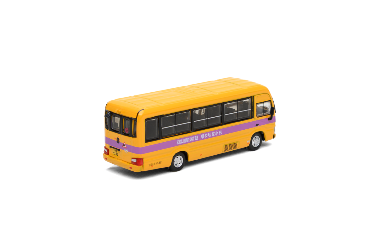Tiny City Die-cast Model Car 1/76 - Toyota Coaster (B70) School Bus (19-seats)