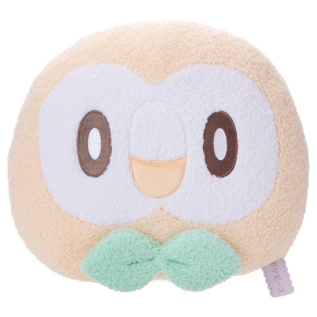 Takara Tomy Arts Pokemon Pokepeace Plush Face Cushion Rowlet 30cm