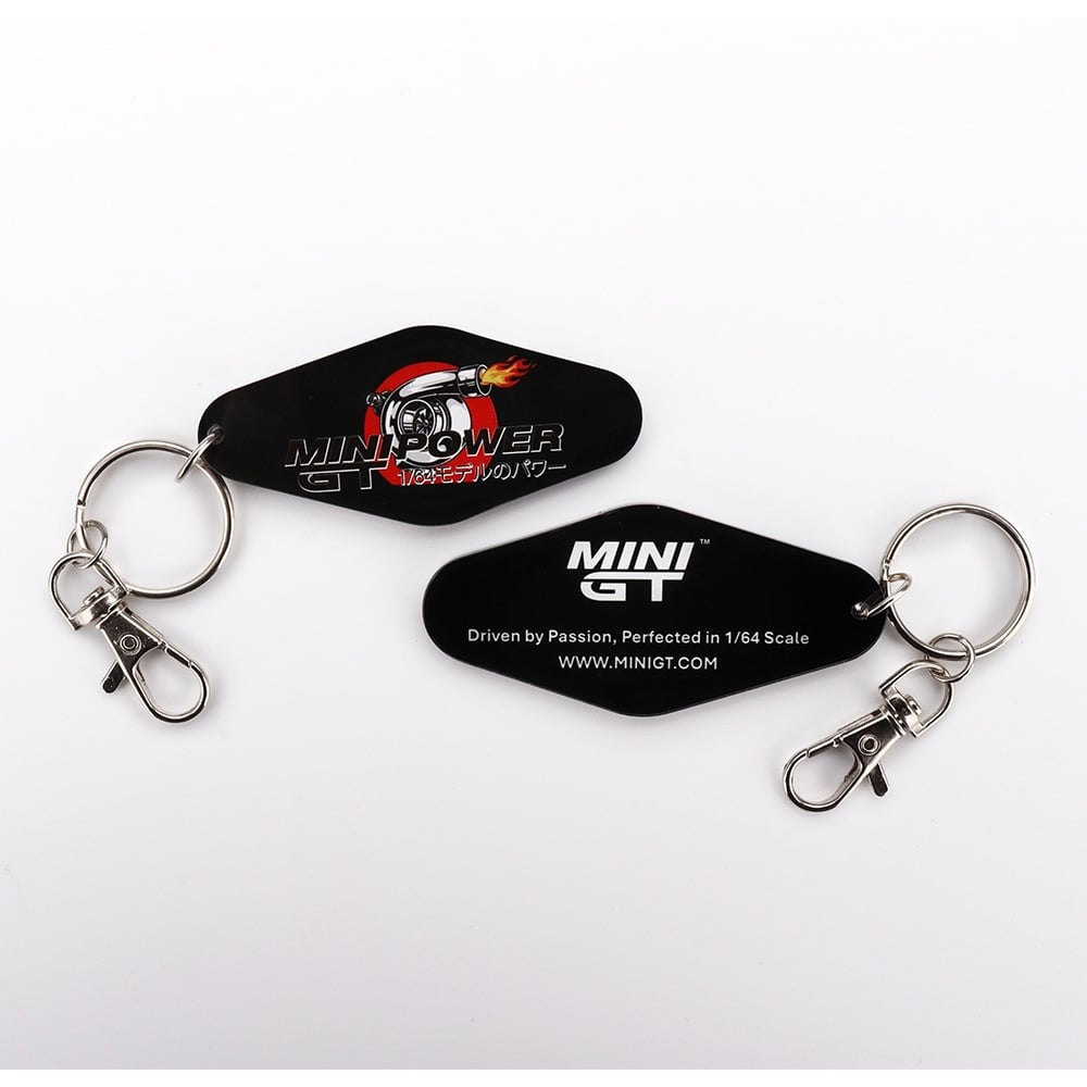 MINI GT Official Key Chain - MINI GT Turbo Power #MGTOM035