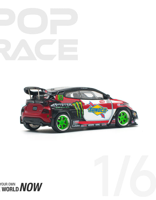 Load image into Gallery viewer, POPRACE 1/64 Pandem GR Yaris Daigo Saito Diecast Model Car
