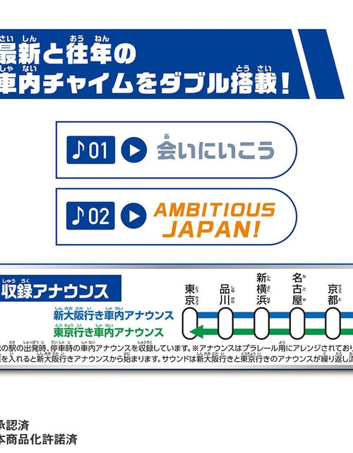 Load image into Gallery viewer, Takara Tomy Plarail Shinkansen N700S W-chime Specification Commemorating 60th
