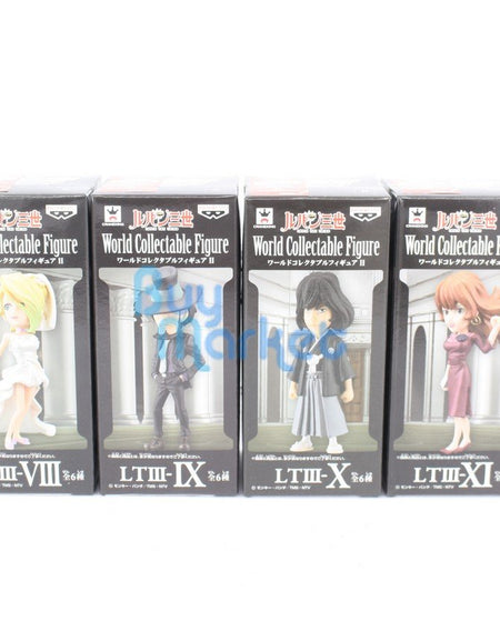 Banpresto Lupin The Third World Collectable Figure II Set of 6 Lupin Rebecca etc