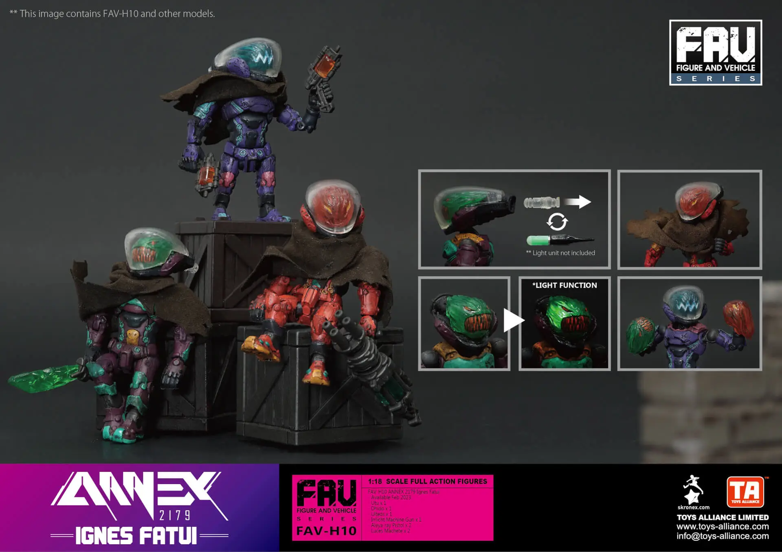 TOYS ALLIANCE x ANNEX 2179 FAV-H10 Ignes Fatui Figures