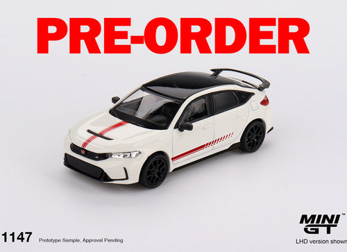 Load image into Gallery viewer, (Pre-order) MINI GT #1147 Honda Civic Type R Ultimate Edition LHD Model Car
