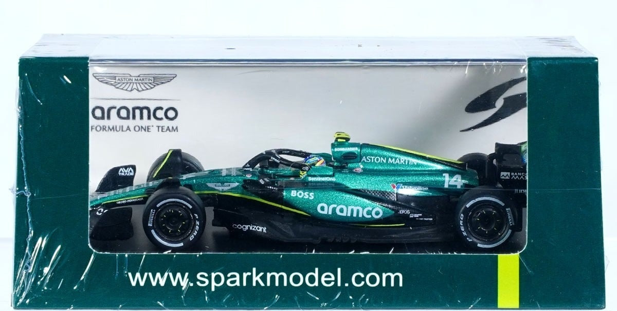 Sparky 1/64 Aston Martin Aramco F1 Team AMR24 No.24 2024 - Fernando Alonso #Y380