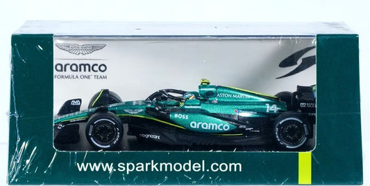Sparky 1/64 Aston Martin Aramco F1 Team AMR24 No.24 2024 - Fernando Alonso #Y380