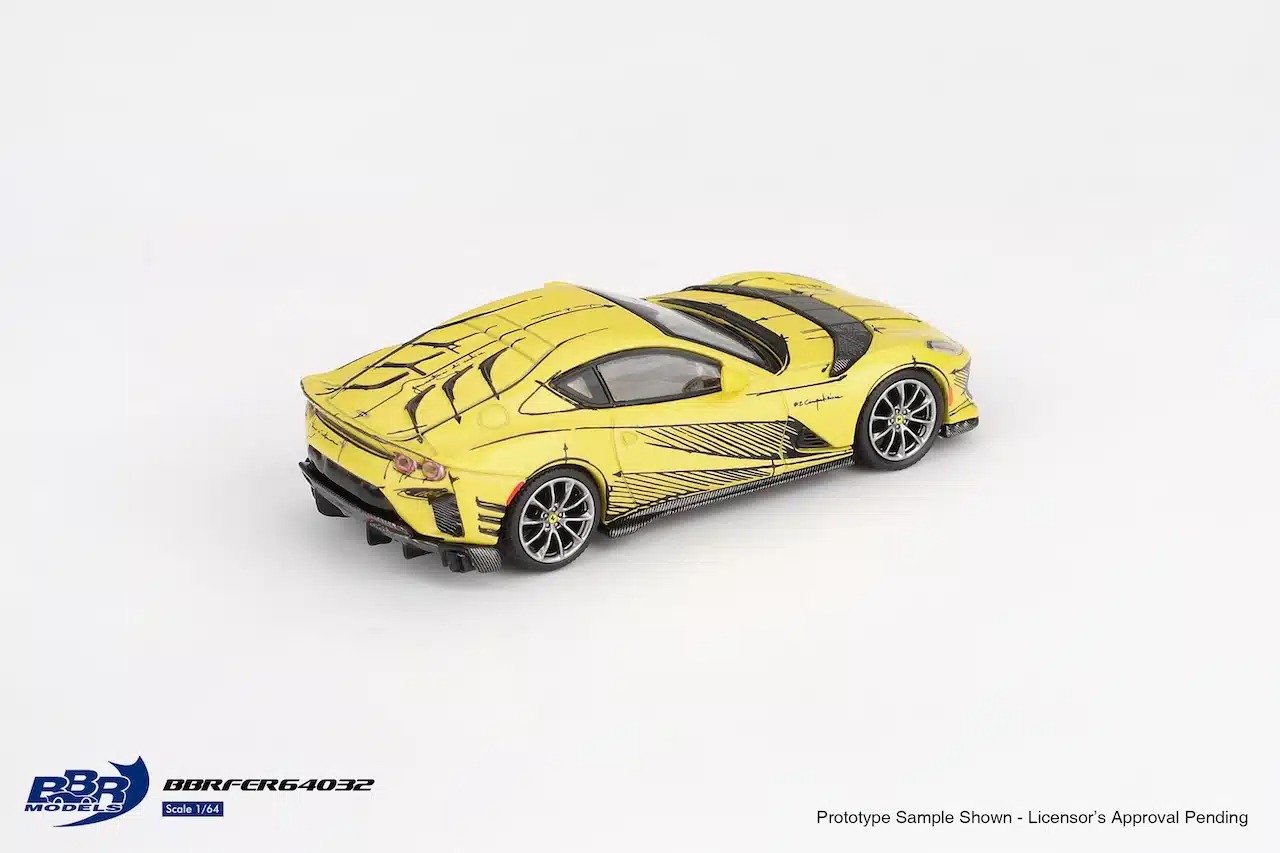 BBR 1/64 Ferrari 812 Competizione Tailor Made Diecast Model Car
