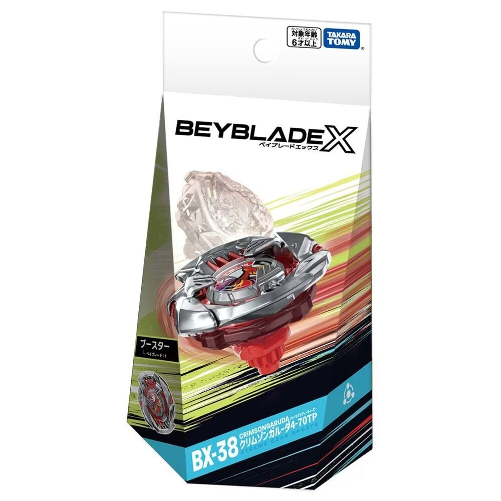 Takara Tomy Beyblade X Booster BX-38 Crimson Garuda 4-70TP