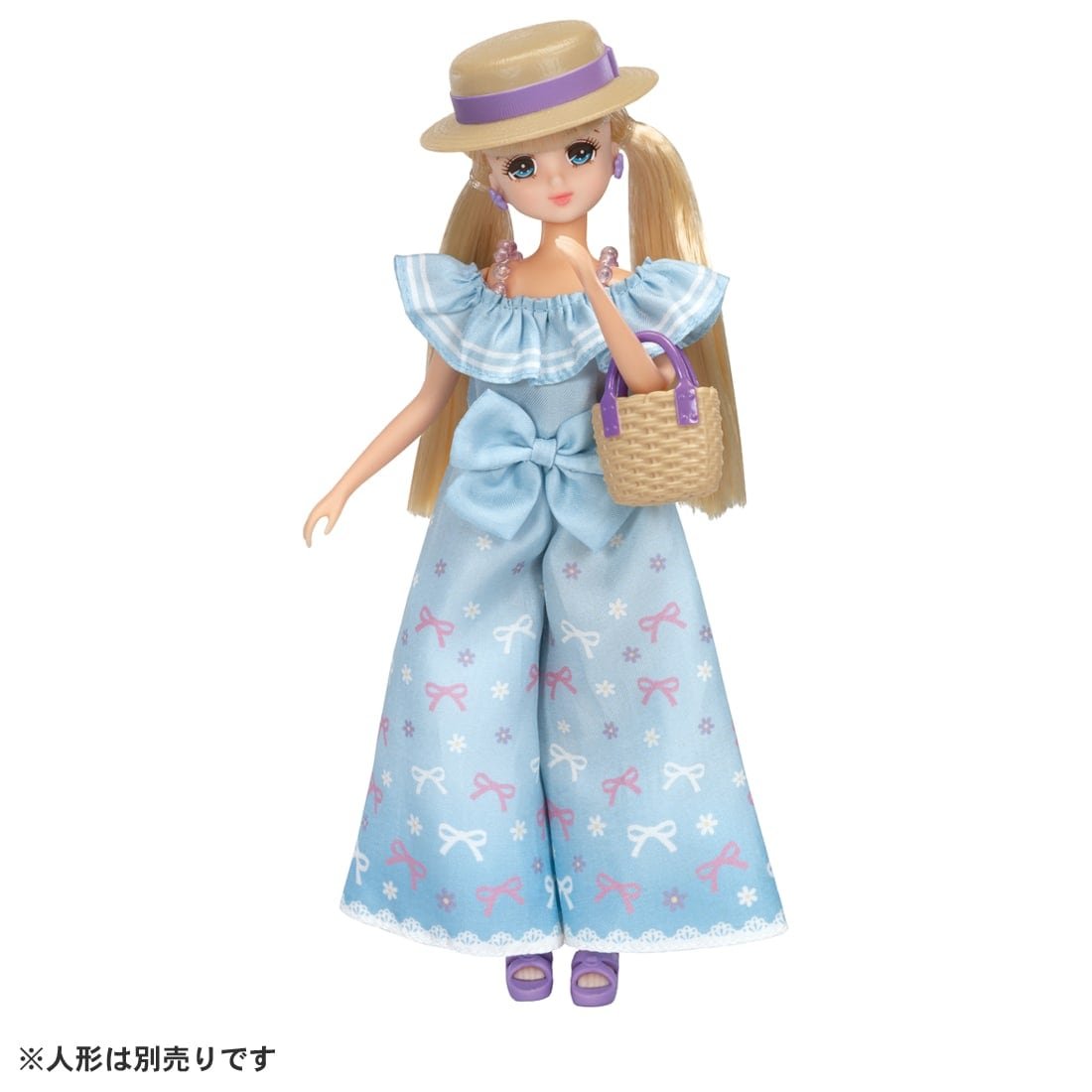Takara Tomy Licca Chan Doll Dress LW-07 Blue Vacation (NO DOLL)