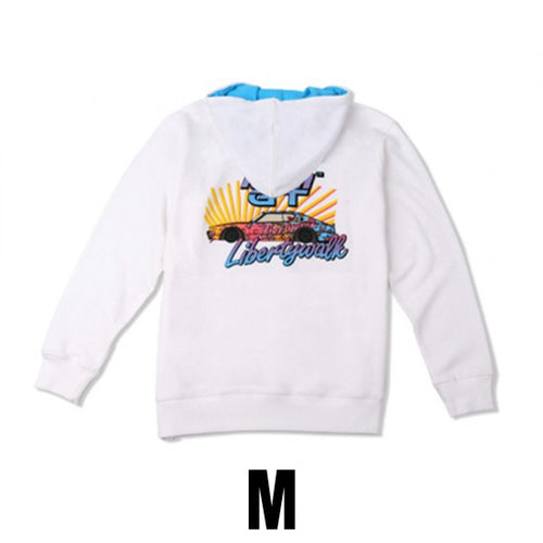 Load image into Gallery viewer, MINI GT Official MINI GT Pullover Hoodie - LB Kuma White M Size For Men &amp; Women

