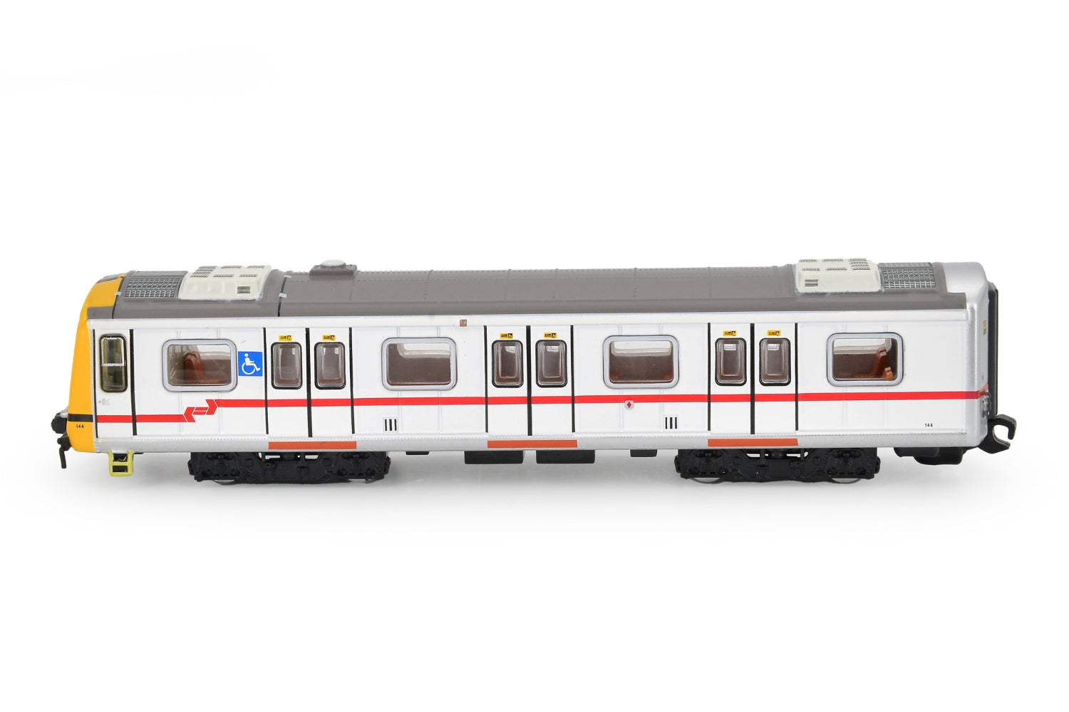 Tiny City Diecast Model 1/120 - MTR24 KCR1st Generation Electric Multiple Unit