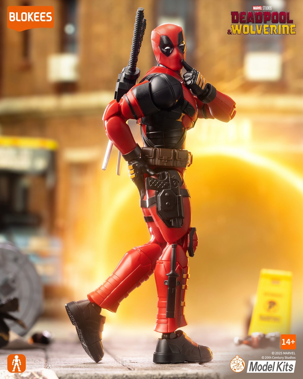 Blokees Marvel Deadpool & Wolverine – SAGA81116  Deadpool Model Kits Figure