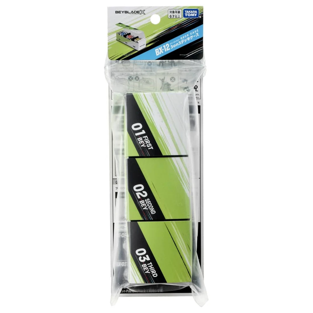 Takara Tomy Beyblade X BX-12 3on3 Deck Case