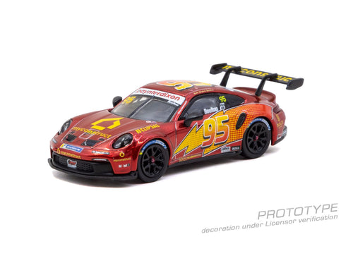 Load image into Gallery viewer, (Pre-order) Tarmac Works 1/64 Porsche 911 GT3 Cup (992) Porsche Carrera Diecast
