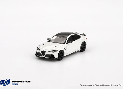 Load image into Gallery viewer, BBR 1:64 Alfa Romeo Giulia GTA  White Die-Cast Model Car
