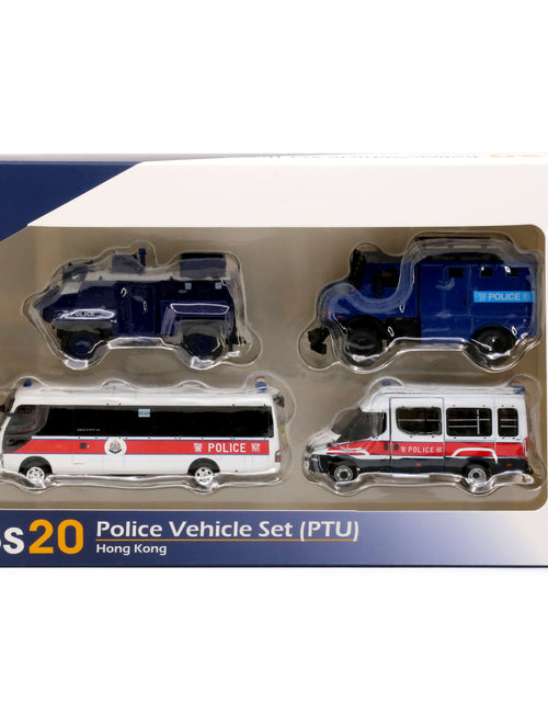 Load image into Gallery viewer, Tiny City Die-cast Model Car - Bs20 PTU Vehicle 4 Cars Box Set
