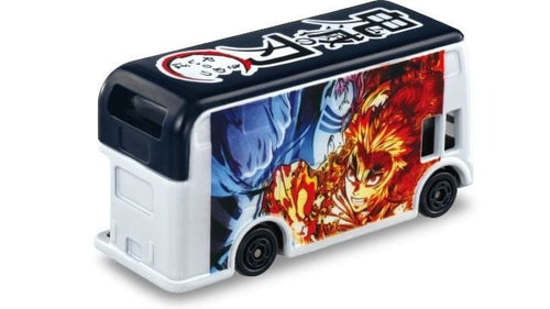Load image into Gallery viewer, Takara Tomy Dream Tomica Die-cast car SP Demon Slayer Wrapping Bus (Asia) Ver.
