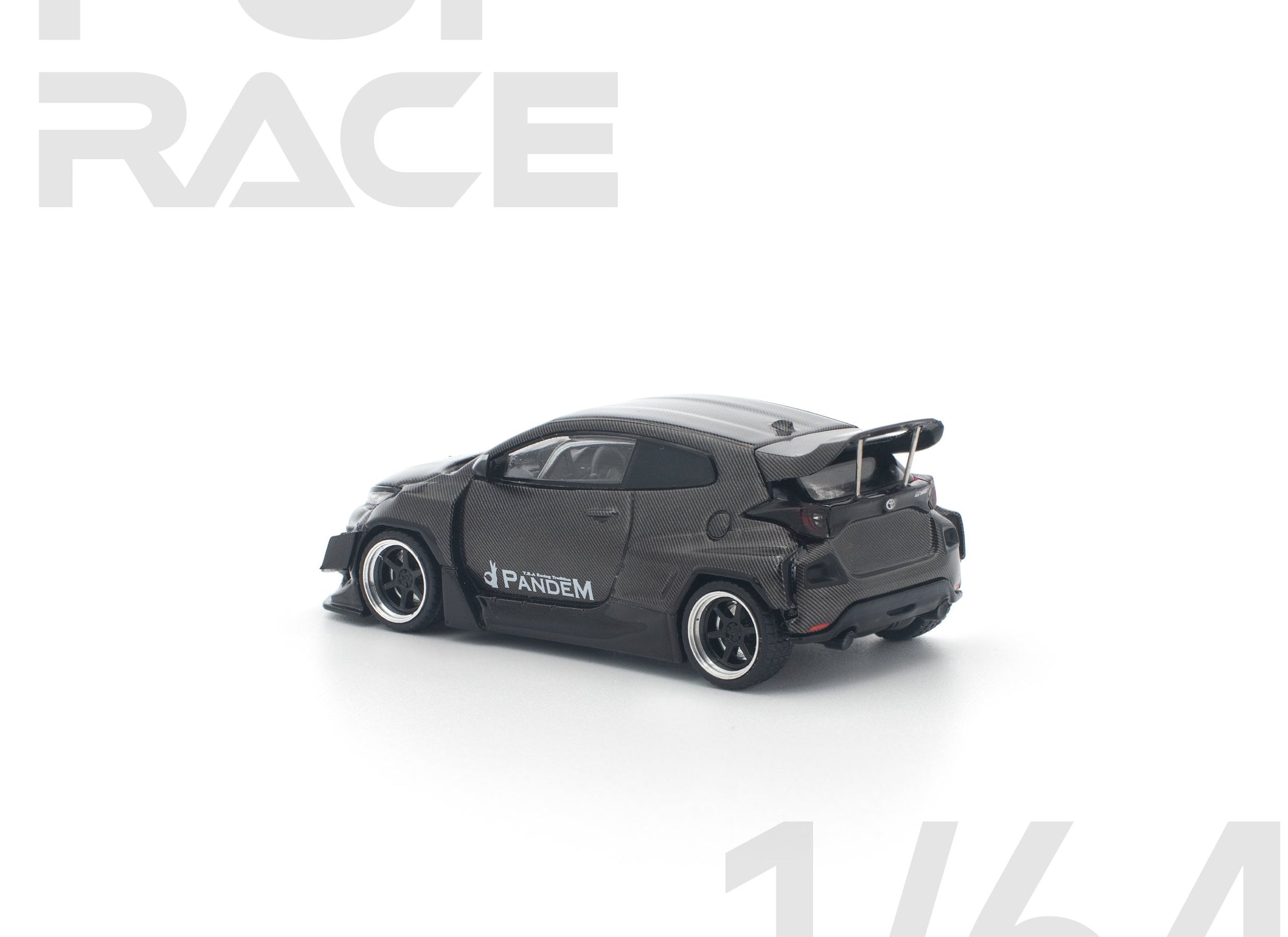 POPRACE 1/64 PANDEM GR YARIS CARBON EDITION Diecast Model Car