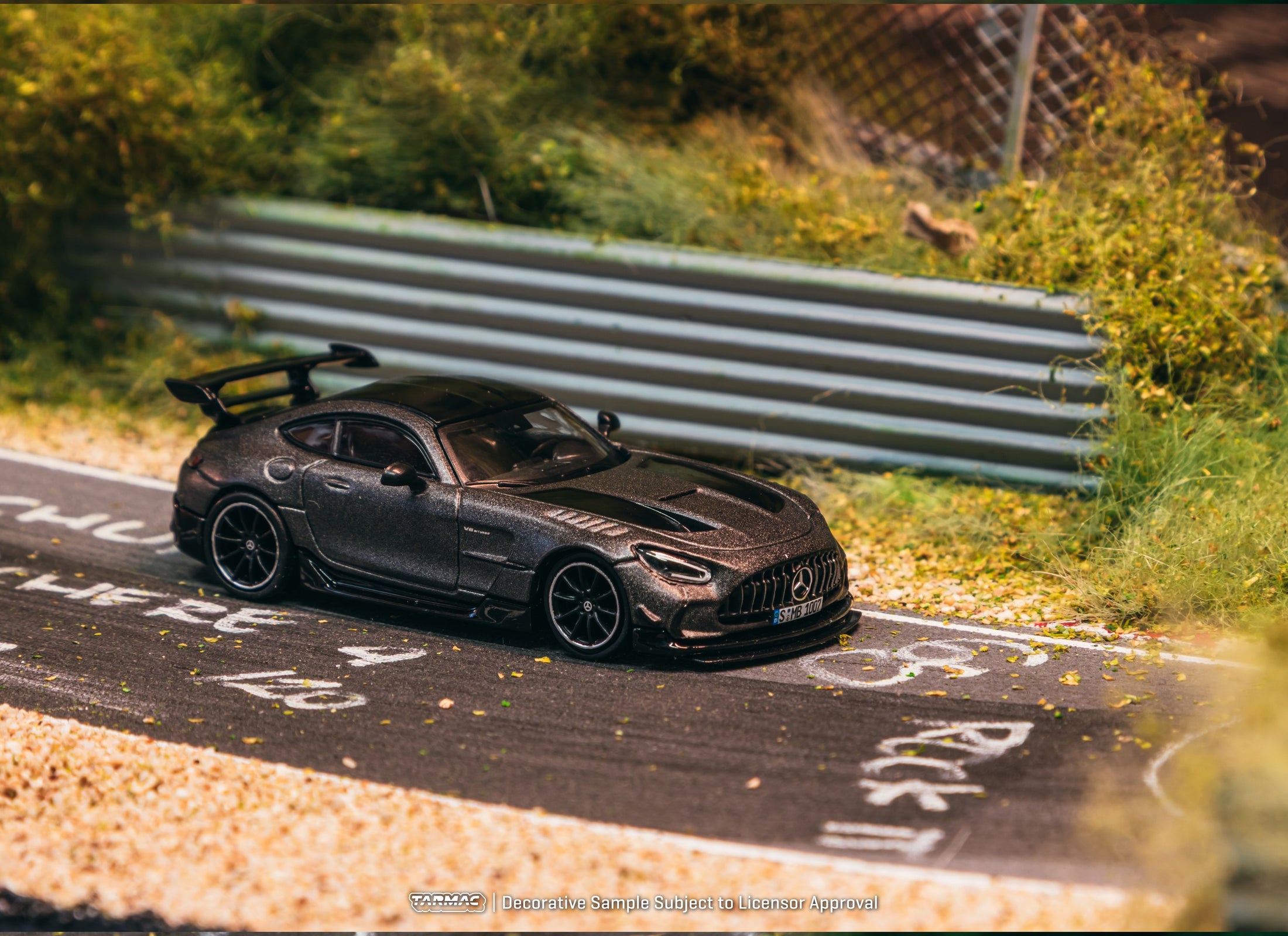 (Pre-order) Tarmac Works 1/64 Mercedes-Benz AMG GT Black Series Grey Model Car
