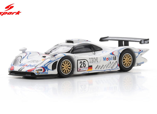 Load image into Gallery viewer, (Pre-order) Spark Porsche 911 GT1 No.26 Winner Le Mans 24H 1998 Diecast Model
