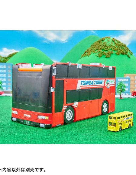 Takara Tomy Tomica World Vehicle Town Big Transforming Double-Decker Bus Rotary