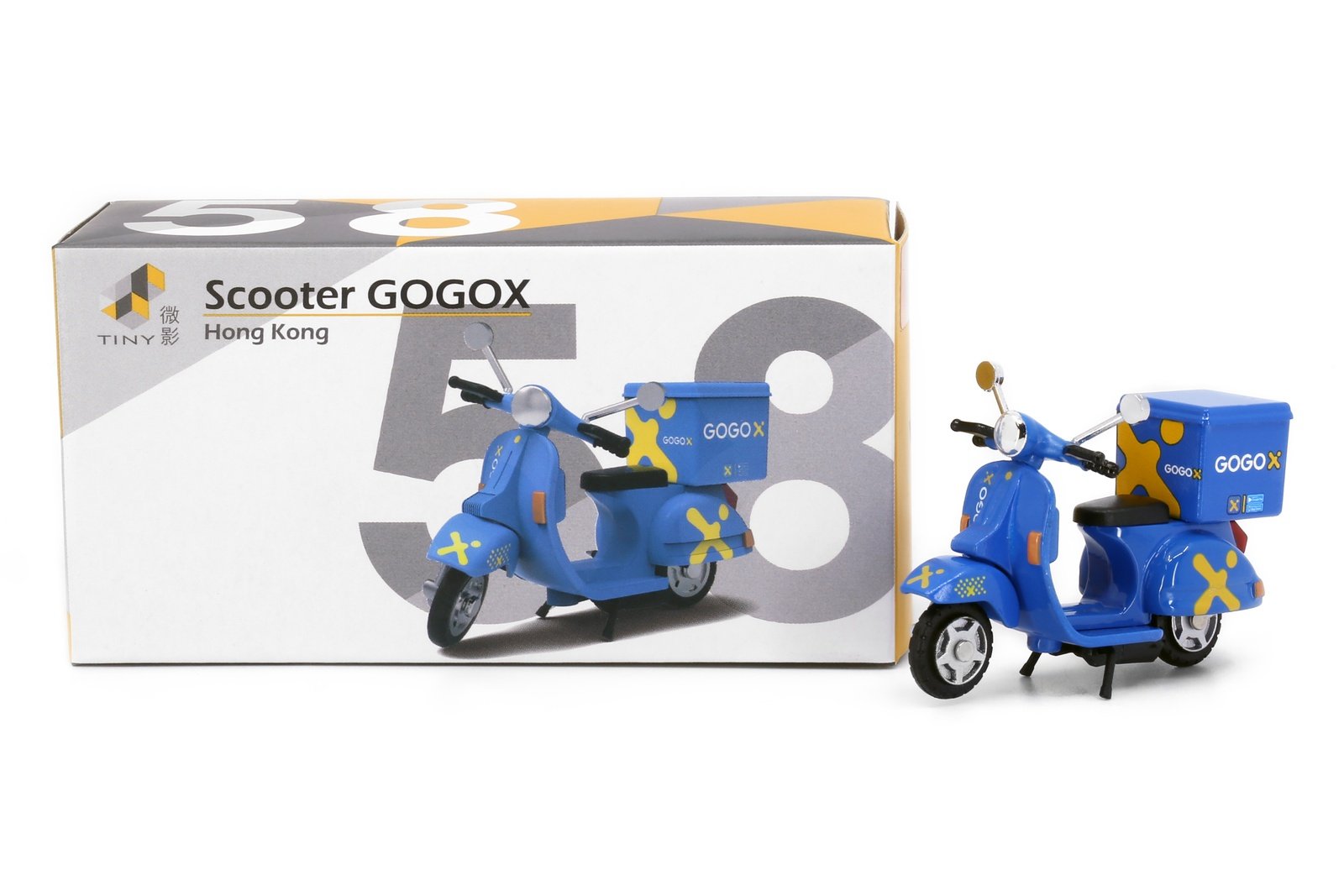 Tiny City Hong Kong 58 Die-cast Model Car - Scooter GOGOX